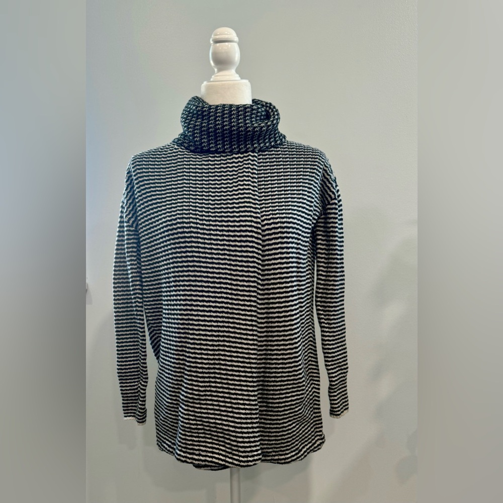 Cabi Fergie Tirtleneck Cape Sweater
